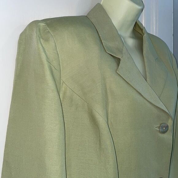 Casual Corner Woman light green blazer/jacket - Picture 6 of 11